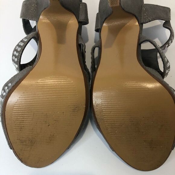 Audrey Brook silver rhinestone heel pumps size 7 - Picture 5 of 11